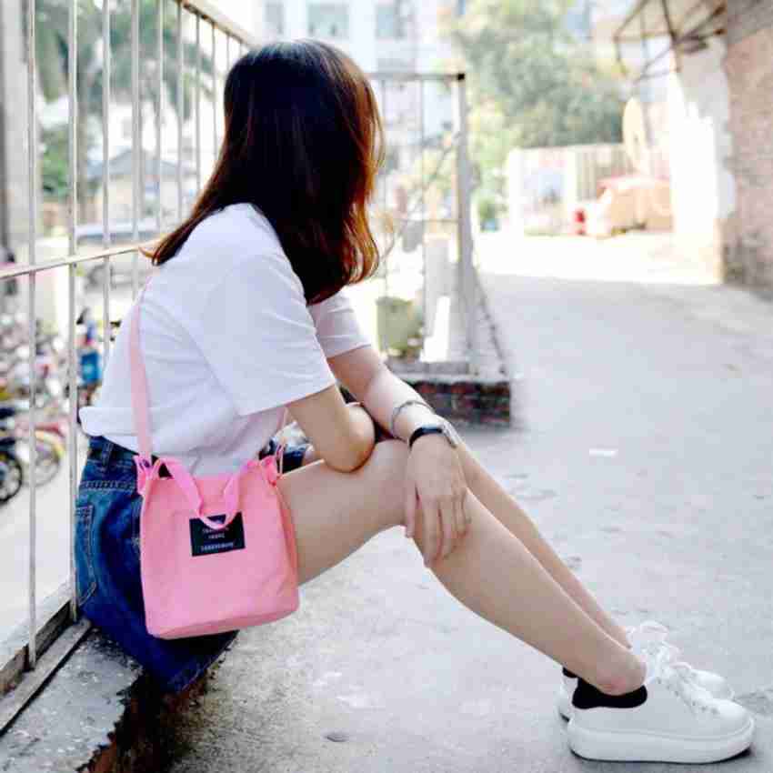 Small canvas sling online bag