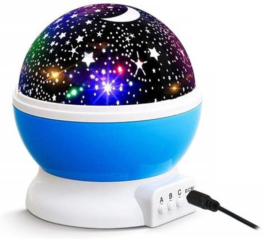 sale sls Star Master Projector Night Lamp Led Rotating 360 Moon Color Light Bulb Colour changing good night Sky star master projection night lamp Multi Colour Pack Of 1 Night Lamp Price in