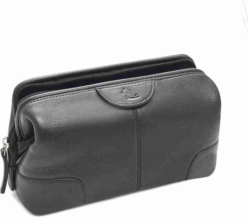 Leather Toiletry Bag, Full Grain Dopp Kit