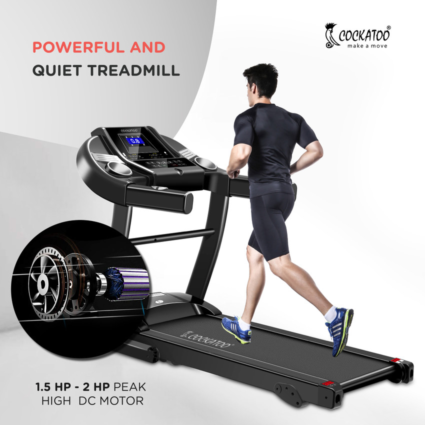 COCKATOO CTM05 2 HP Peak Multi Function Motorized Treadmill Buy