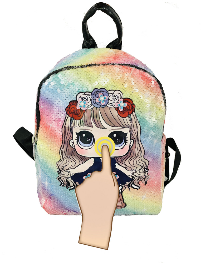 Lol backpack sequin discount