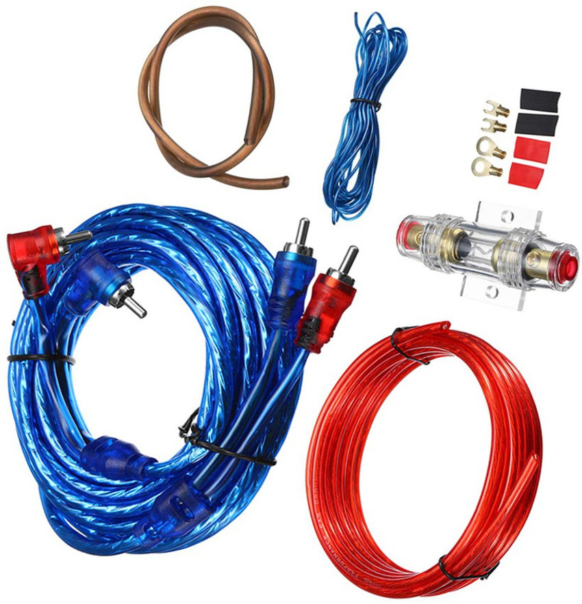 Car subwoofer outlet amplifier wiring kit