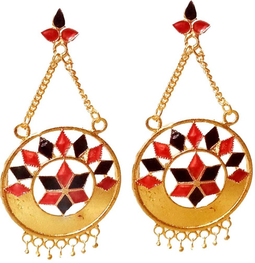 Buy balaji gold assamese traditional jewellery earrings Copper Jhumki  Earring Online at Best Prices in India  Flipkartcom