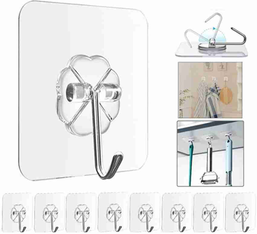 PRL TRADERS Reusable Wall Hangers Self Adhesive 8 Pcs Utility Wall sticker  Hook Heavy Duty Hook 1 Price in India - Buy PRL TRADERS Reusable Wall  Hangers Self Adhesive 8 Pcs Utility