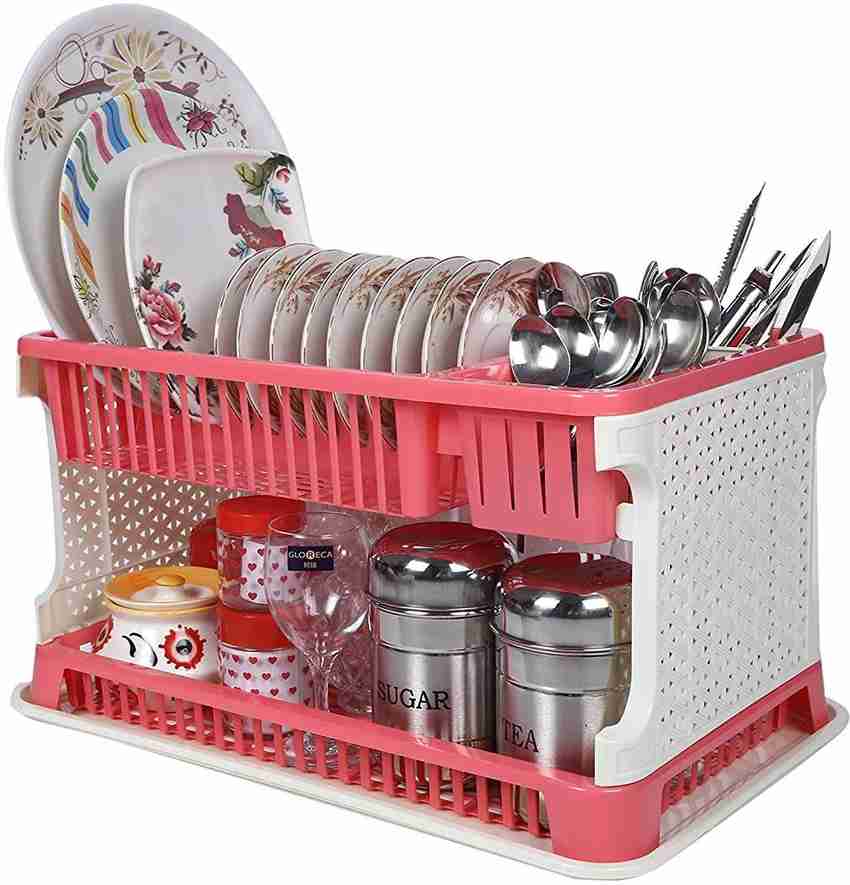 Kitchen plate stand plastic top