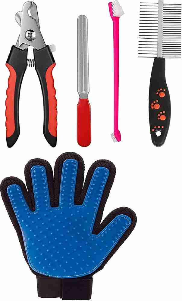 Puppy buddy Grooming Double Side Combo Nail Cutter Tooth Brush for Dog Puppy Cat and Kitten Combo of 4 Pet Spa Kit Price in India Buy Puppy buddy Grooming Double Side