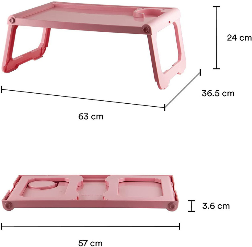 Plastic laptop table store for bed