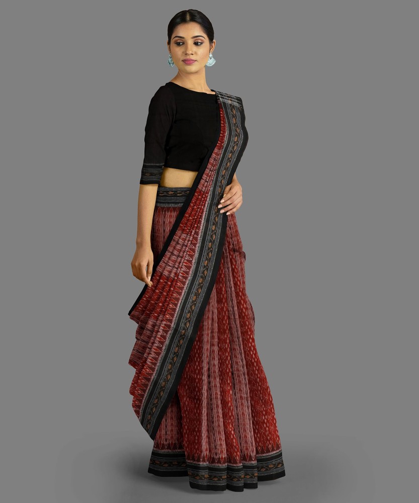 Sambalpuri saree wearing top style