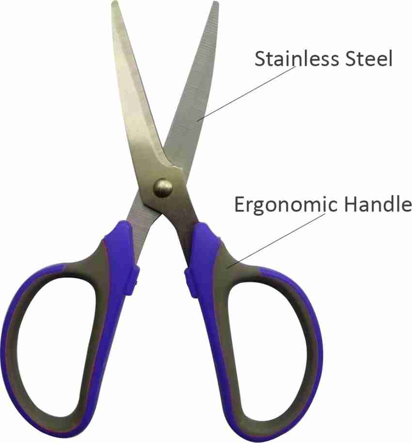 8 Multipurpose Scissor, Stainless Steel Sharp Scissors for Office