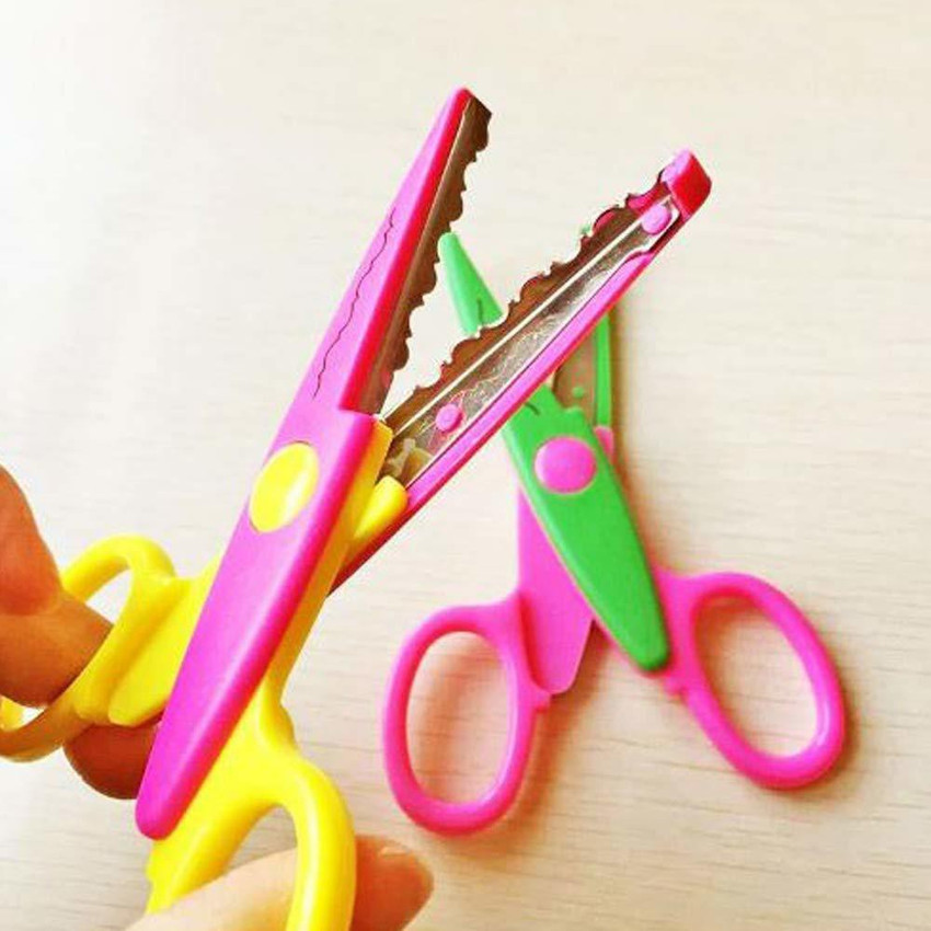 Flipkart Multi Bazar 4 in 1 Zigzag Fancy Cuts Craft Scissors