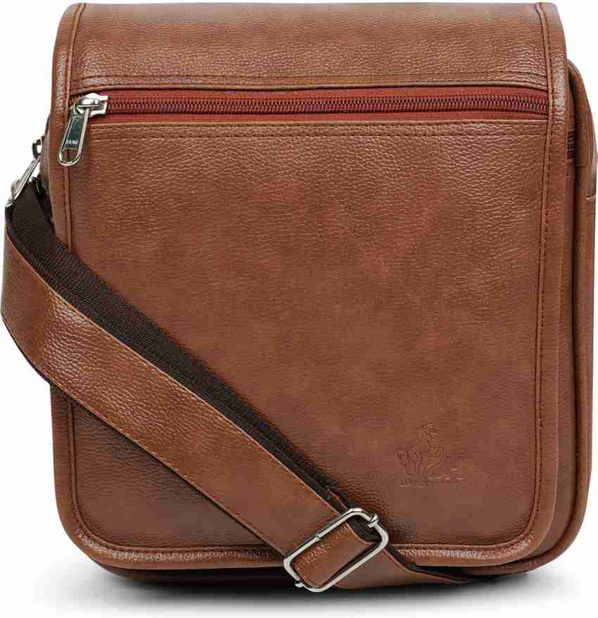Leatherette sling bag outlet