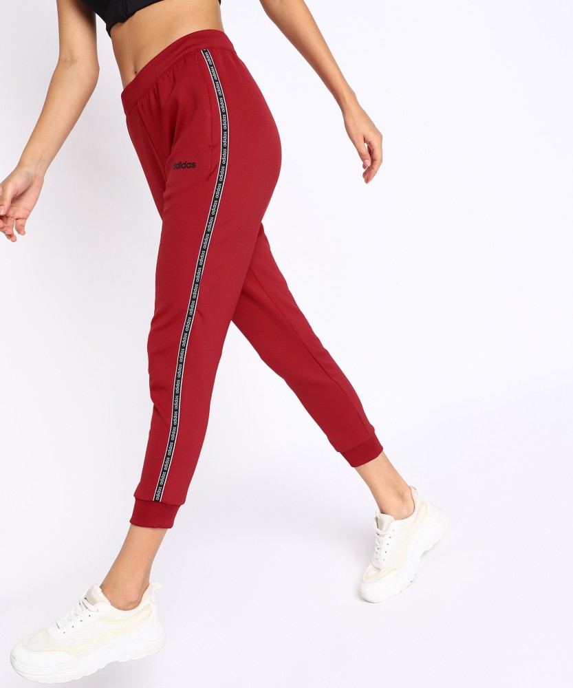 ADIDAS Solid Women Maroon Track Pants Buy ADIDAS Solid Women