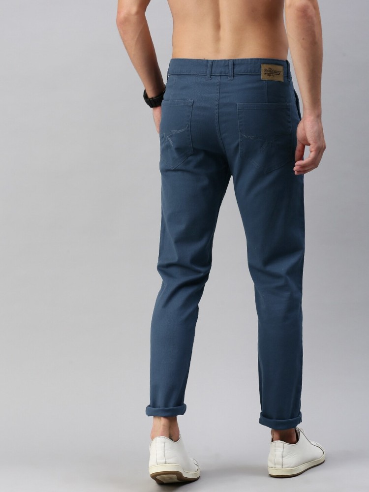 Blue Regular Fit Cotton Trouser at Rs 270/piece in Ulhasnagar