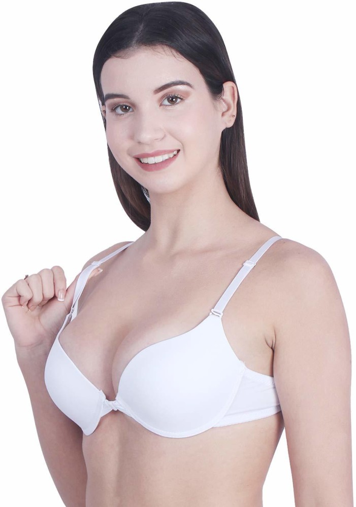 Zylum Fashion Women's, Girls Everyday Use Front Open Front Clouser Push-up  Padded Underwired Bra Women Push-up Lightly Padded Bra - Buy Zylum Fashion  Women's