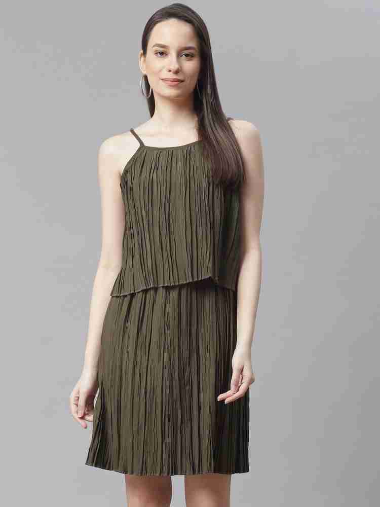 Buy Green Dresses for Women by Cottinfab Online