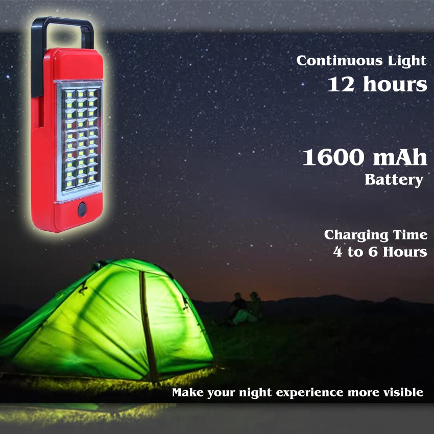 awza 30 Hi-Bright led cool light With USB Mobile Power Bank Rechargeable //  USB Charging //Free 2 in 1 Charging Cable //upto 12 Hours Backup Light  Torch (multicolour) 12 hrs Lantern Emergency