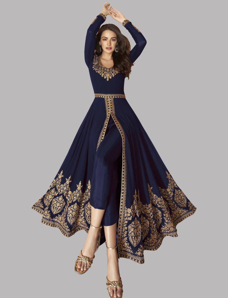 Anarkali dress hotsell material online shopping