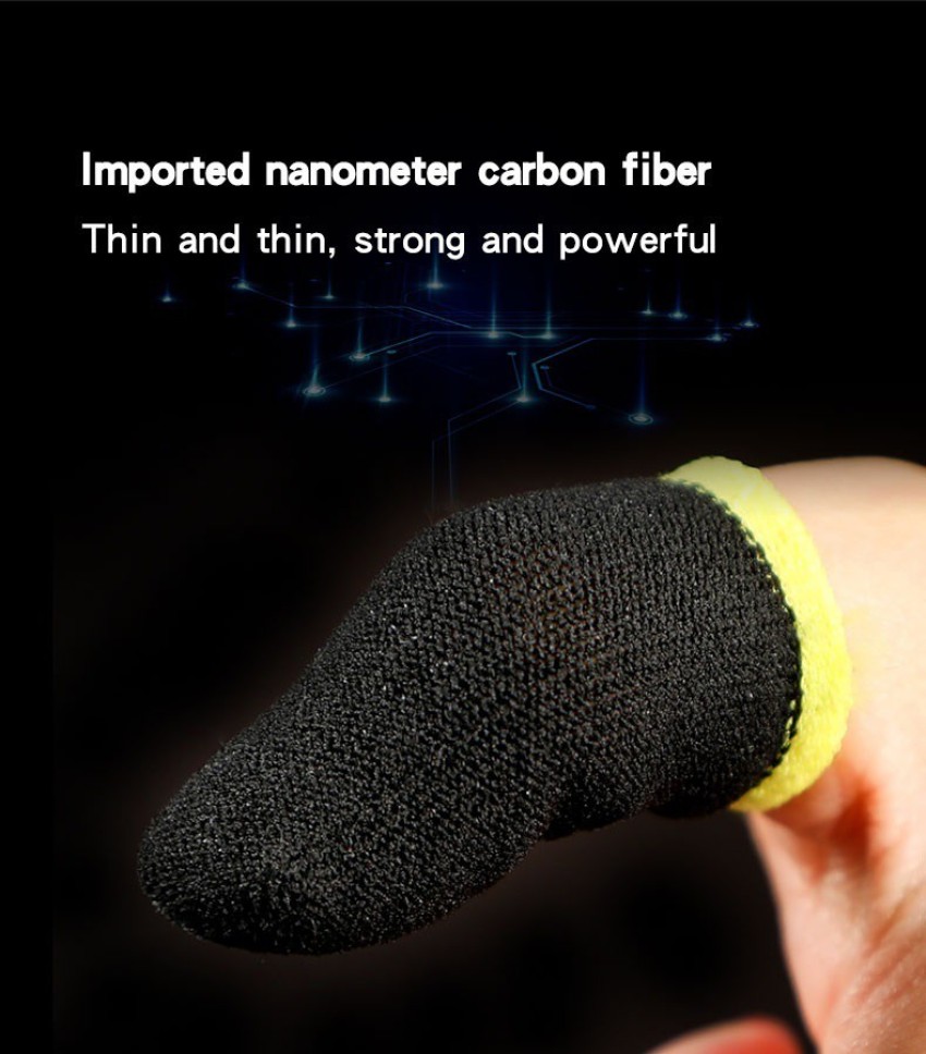 GLowcent Finger Sleeve Sweat Proof Gaming Controller Gloves