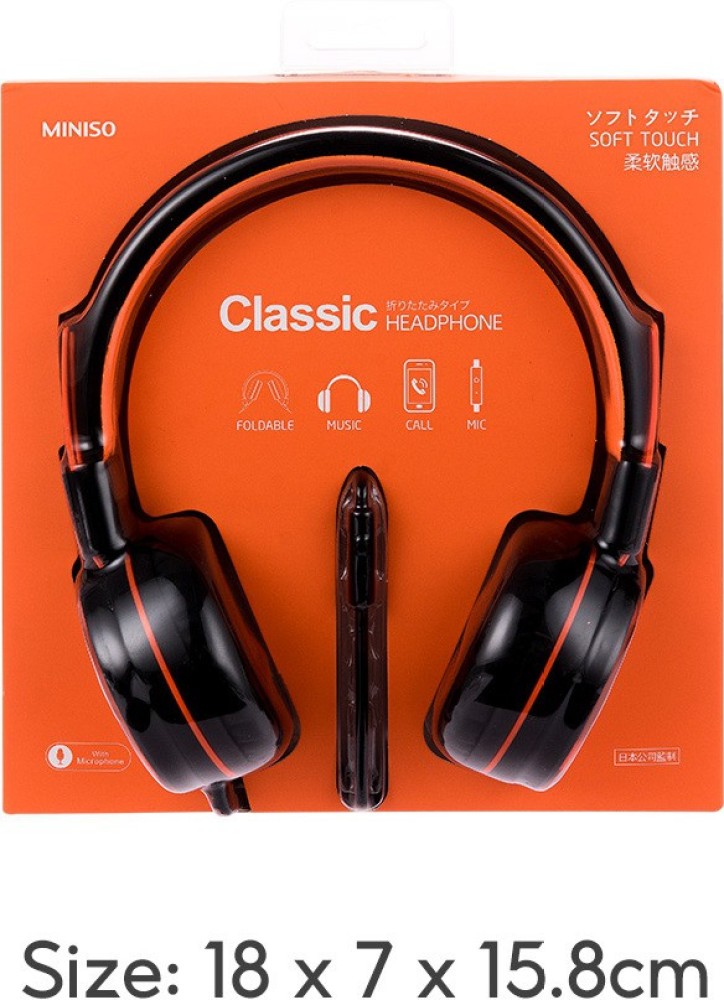 MINISO Over Ear Headphones with Mic for Android and iOS Mobile