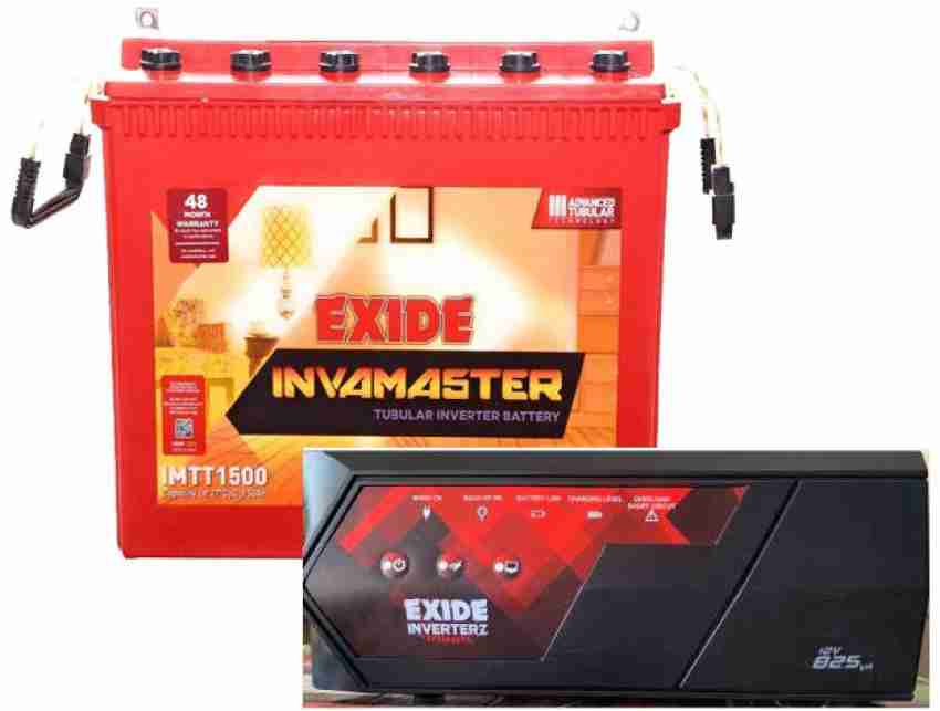 EXIDE IMTT1500 150AH TUBULAR INVERTER BATTERY Price In