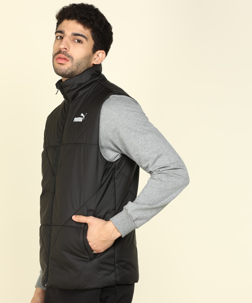 PUMA Sleeveless Solid Men Jacket - Buy PUMA Sleeveless Solid Men Jacket  Online at Best Prices in India