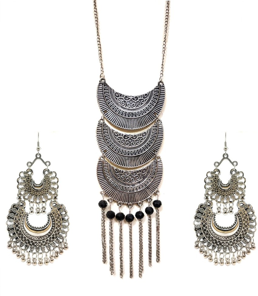 Oxidised on sale necklace flipkart