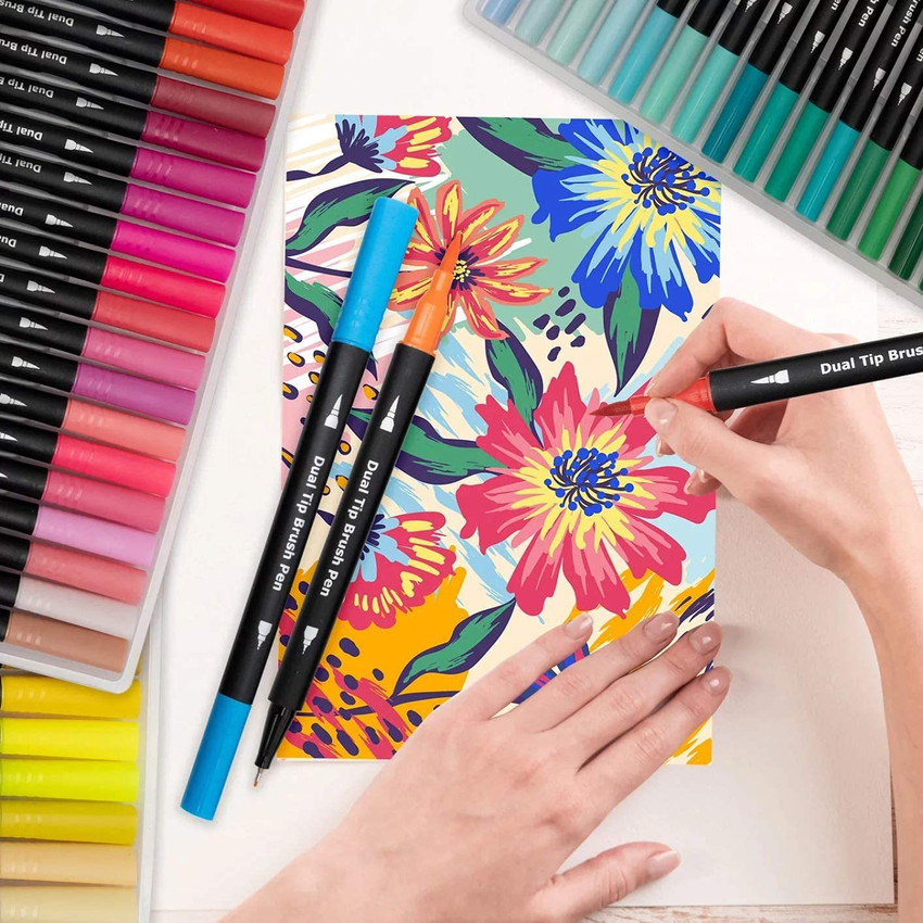 Brush marker deals art