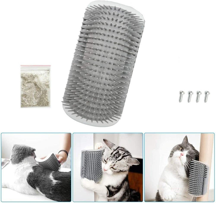 THE DDS STORE Cat Wall Brush Cat Self Corner Groomer Wall Corner