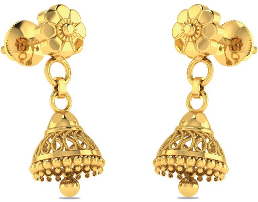 Gold earrings images clearance with price and weight