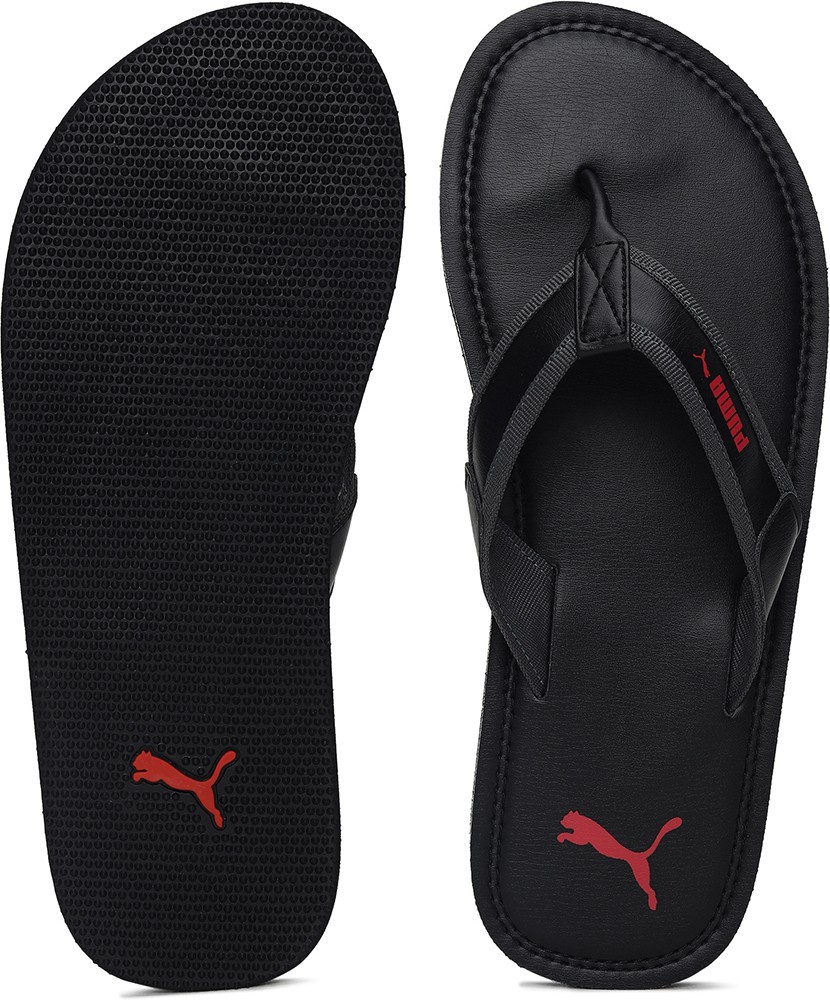 Puma black clearance flip flops