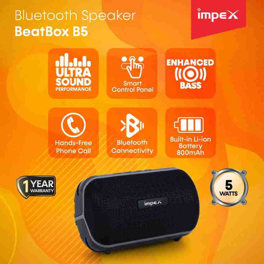 Intex b5 3 2025 w bluetooth speaker