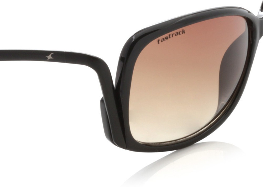 Buy Fastrack Over sized Sunglasses Brown For Men Women Online