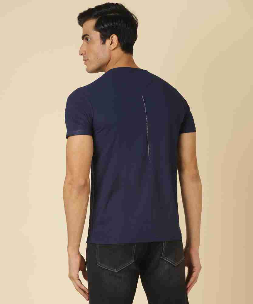 Buy Louis Philippe Blue T-shirt Online - 214937