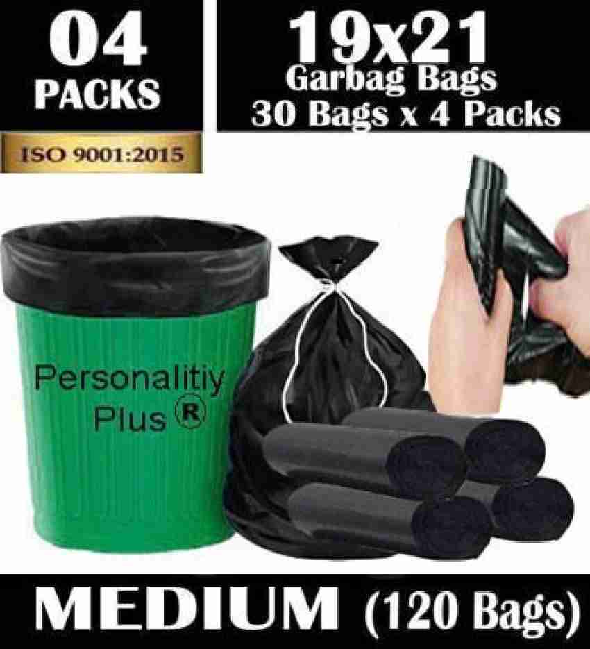 Biodegradable Garbage Bags 19 X 21 Inches (Medium) 120 Bags (4