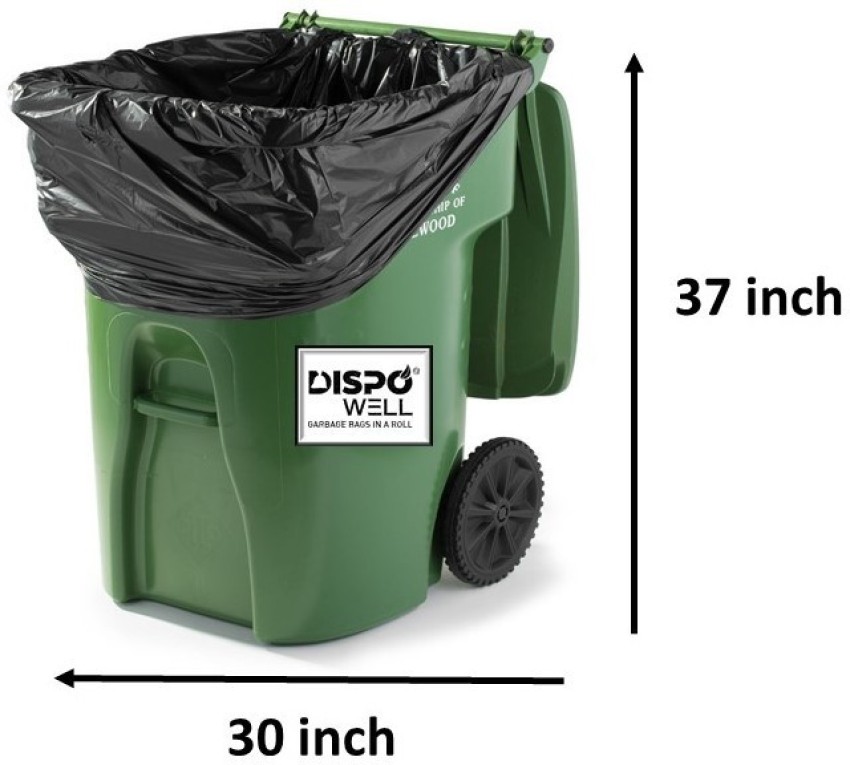Printed 380 x 380 x 915 mm (W x D x H) Compostable Renewable Garbage Bag,