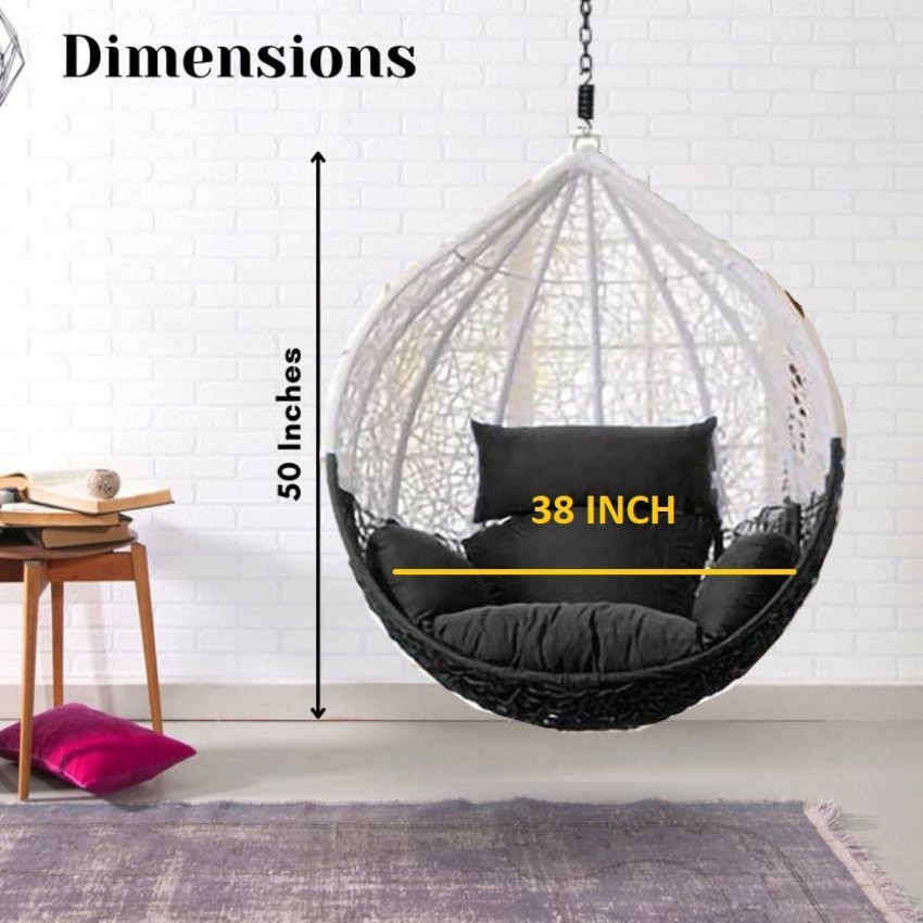 Flipkart Perfect Homes Studio Single Seater Swing Chair Without Stand For Adult Ceiling Hang Iron Hammock Price in India Buy Flipkart Perfect Homes Studio Single Seater Swing Chair Without Stand For