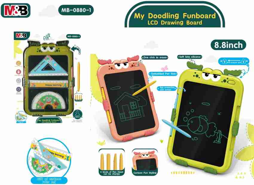 LCD Writing Tablet for Kids Drawing Tablet Children's Portable Erasable  Doodle Board, Toddler Learning Toys Birthday Gift for Age 3+ Years - 12 In  