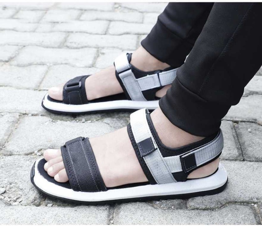 BIZAZO Men Black Sandals Buy BIZAZO Men Black Sandals Online at