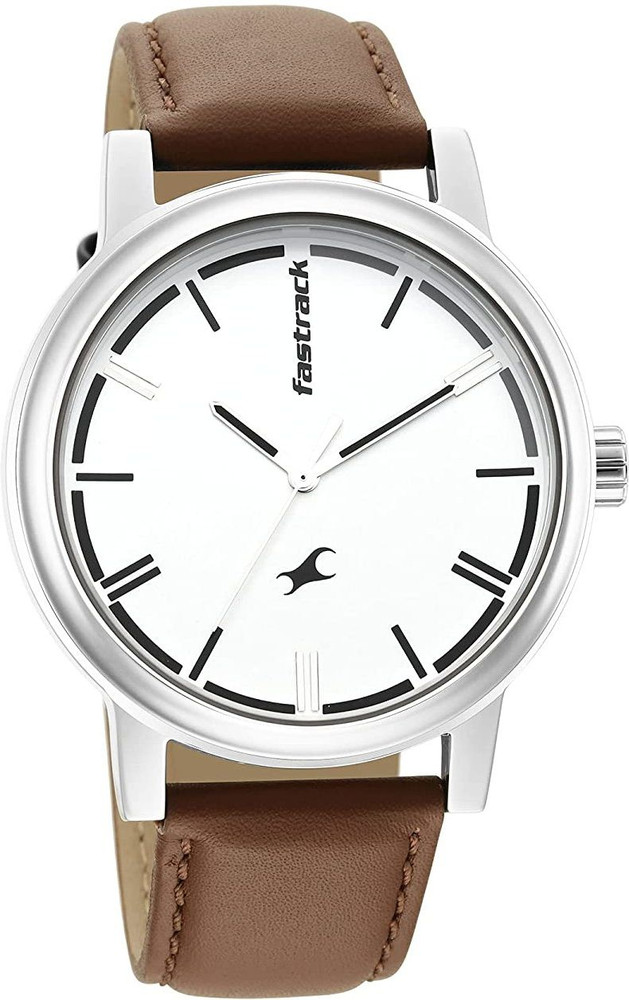 Fastrack analog white dial men's watch clearance