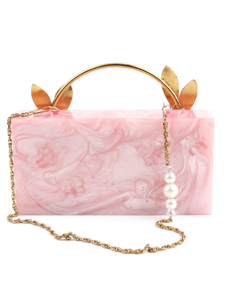 Marble effect clutch on sale bag