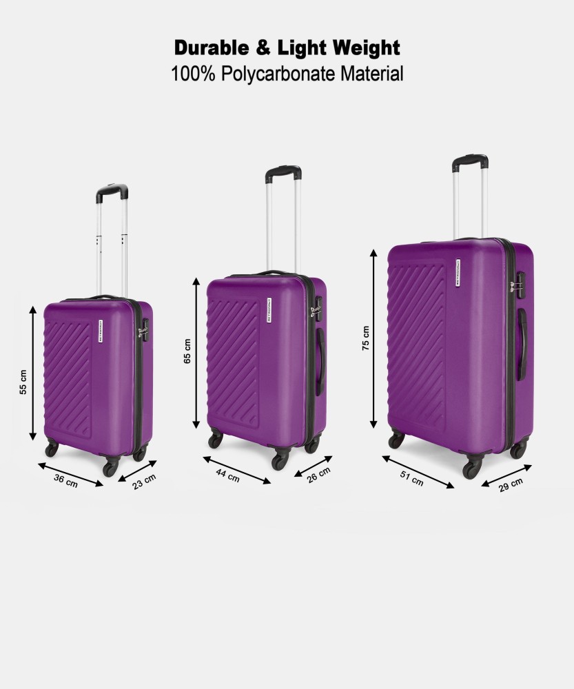 METRONAUT Supreme Check-in Suitcase - 30 inch Purple - Price in