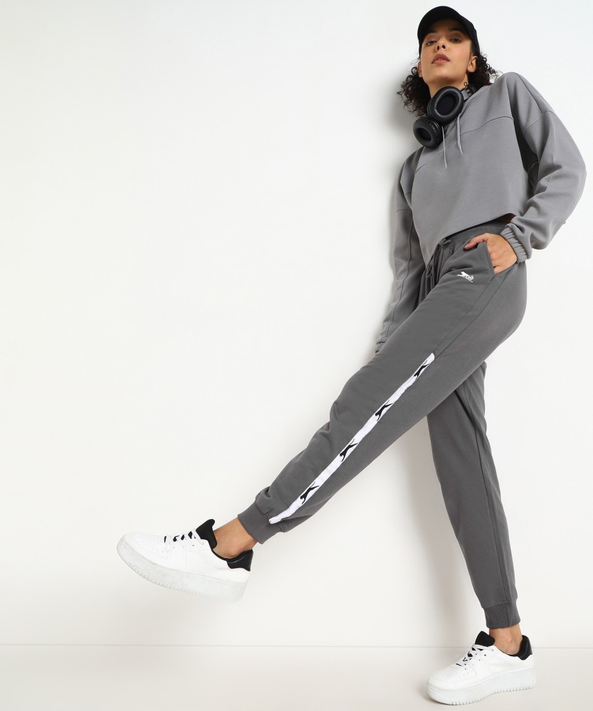 Slazenger Poll I Women's Sweatpants Dark Gray - Trendyol