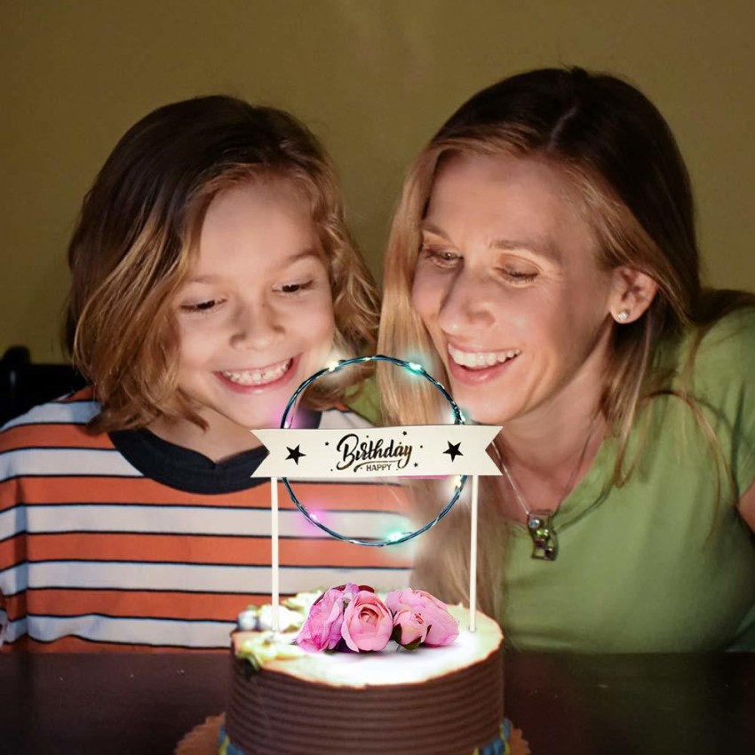 Cake topper / festone per torta - happy birthday (multicolor)