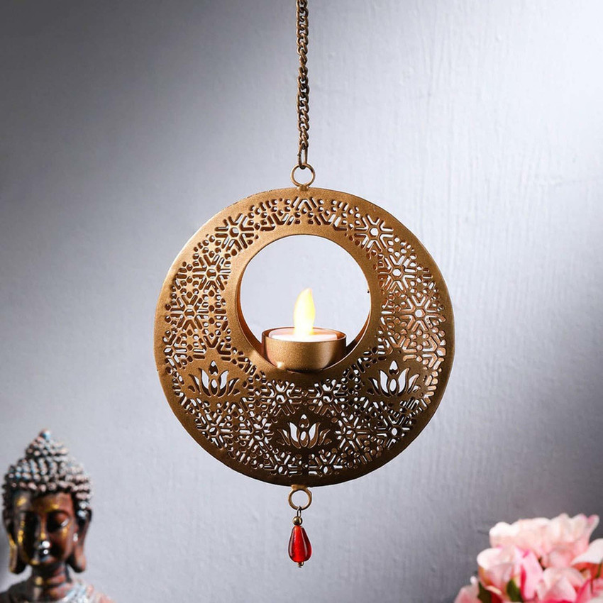 Moroccan hanging tea on sale light holders