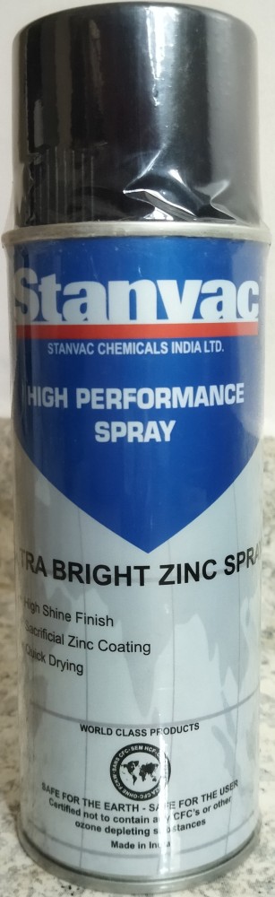 Bright zinc spray on sale paint