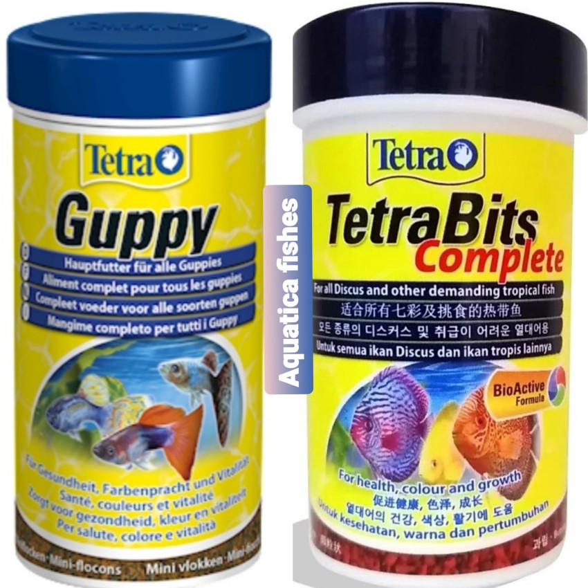 TETRA tetra fish food combo of 2 pack by Aquatica Fishes (1 pack