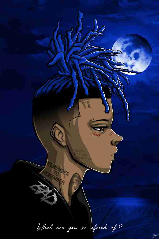 Xxxtentacion outlet cartoon wallpaper
