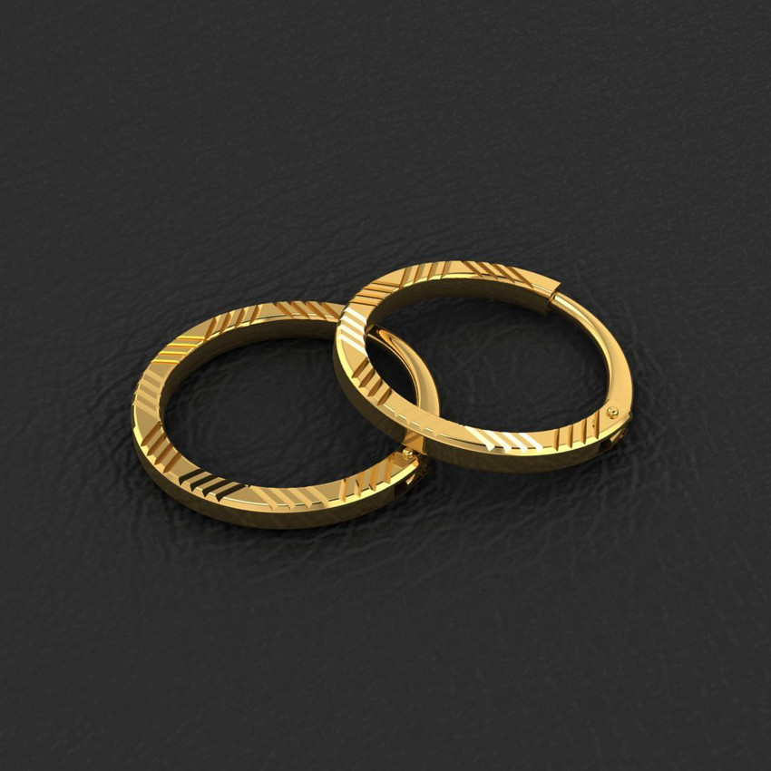 Mens 24k gold hoop earrings outlet