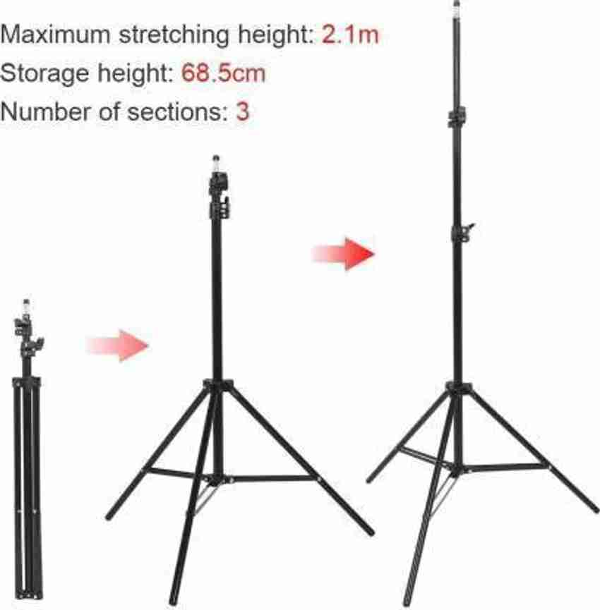 Treadmill 2.1m stand with 10inch ring light Mobile Holder for Camera Stand Tripod Treadmill Flipkart