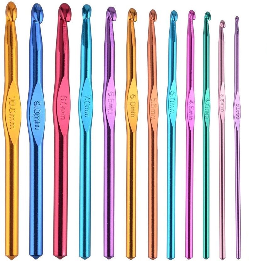 Multicolor Plastic Crochet Hook, Packaging Size: Card, Size: 12 at Rs  160/set in Chennai